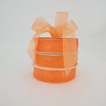 Edged Organza - 25mm x 50m - Peach