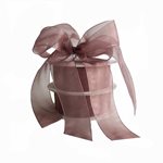 Edged Organza - 38mm x 50m - Dusky Pink