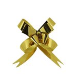 Metallic Pullbow Plain- Gold 18mm 100pack