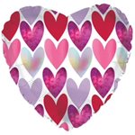 Textured Heart - 9 inch Stick Balloon