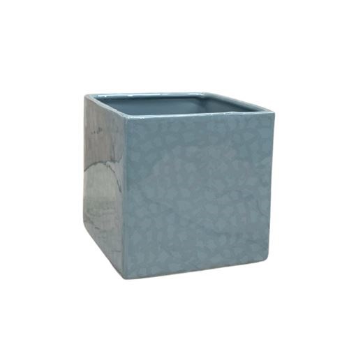 Ceramic Cube Lg - Grey 165x150MMH