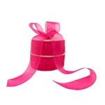 Edged Organza - 38mm x 50m - Hot Pink