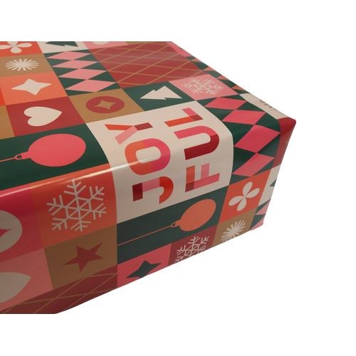 GiftWrap Roll 600x45m - Retro Christmas