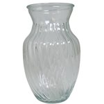 Waisted Glass Vase - 12cm Dia x 20cm H (12 Per Carton)