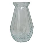Large High Waisted Glass Vase - 12cm Dia x 18cm H (12 Per Carton)