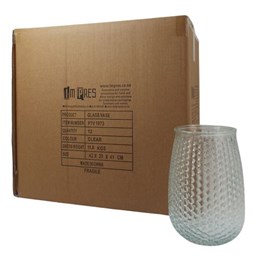 Dotted Vase - 14.5cm Dia x 19.5cm H(12 Per Carton)
