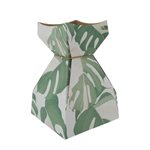 Tapered Water Vase Constellation Monstera Leaf - 210mmH