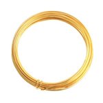 Aluminium Wire - Gold 5mmx4m