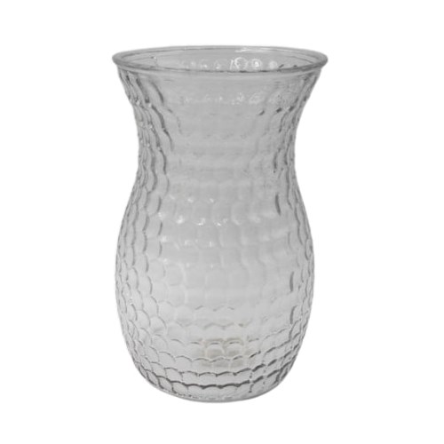 Dotted Waisted Glass Vase