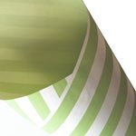 Pearlwrap - Avocado White/Stripe - 600mm x 50m Roll