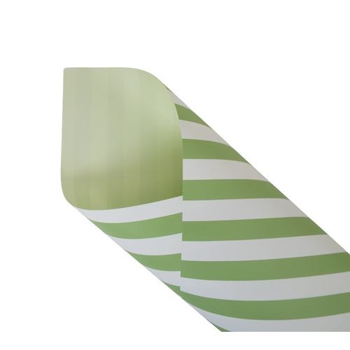 Pearlwrap - Sage Green & White Stripe