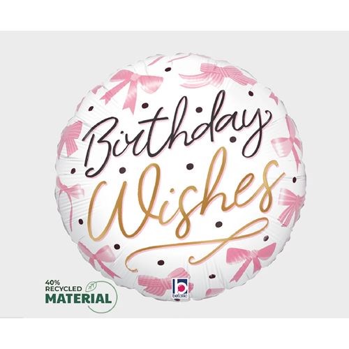 Pink Bow Birthday Wishes