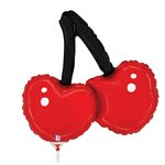 Sweet Cherries - 14 Inch Stick Balloon