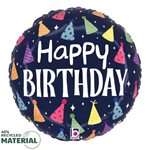 Birthday Party Hats - 9 Inch Stick Balloon