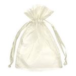 Org. Bags Med. 12cmx17cmH (10p - Ivory