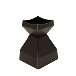 Tapered Water vase Black - 210mmH