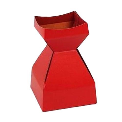 Tapered Water Vase Cranberry-260mmH