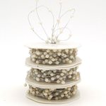 Beaded Wire Roll - Ivory - 10m