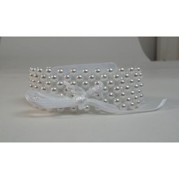 Pearl Bracelet - White 25mmW