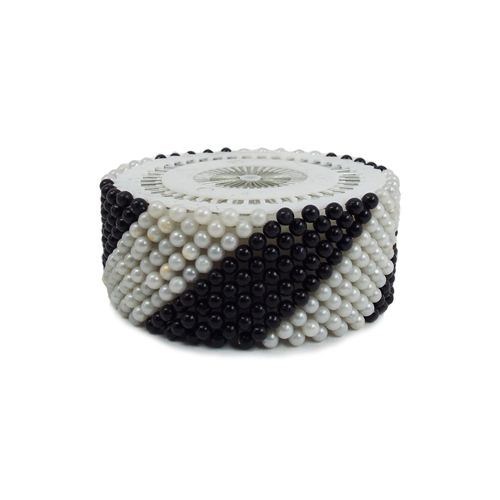 Black and White Pearl Pins
