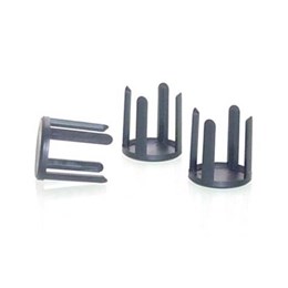 Plastic Pixi Stool - Black 30x30mm